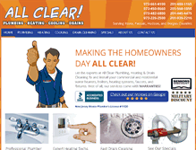 Tablet Screenshot of allclearnj.com